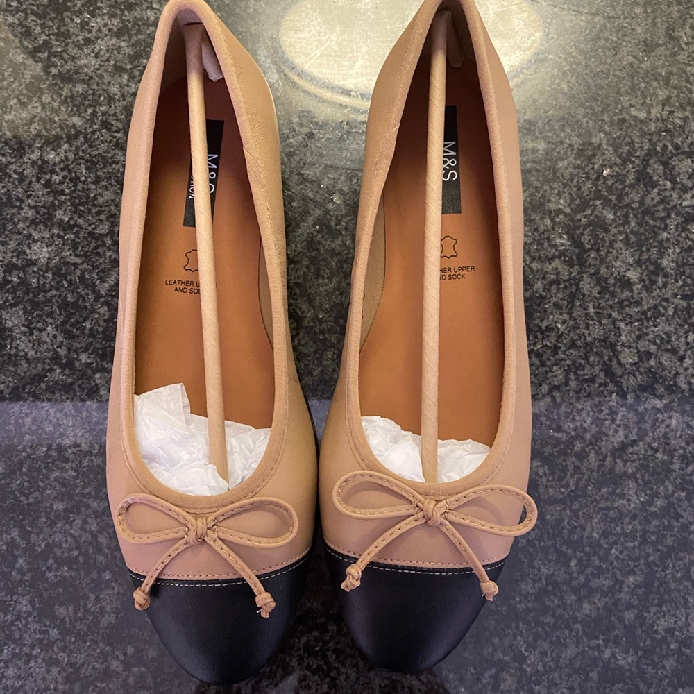 Brand new never even worn M&S flats size UK 6
